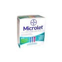 Microlet lancetas 200 uni colores