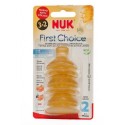 Nuk tetina 6-18 m latex boca ancha 3u