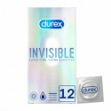 Durex invisible extra fino extra sensitivo prese 12 u