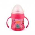 Suavinex biberon silicona entrena con asas de colores +4m 150 ml
